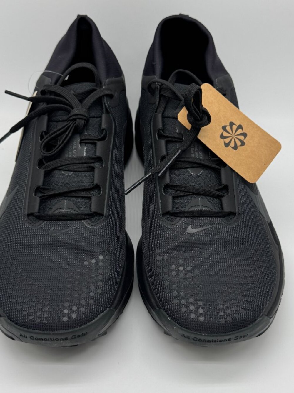 Nike ACG Mens Pegasus Trail GTX Black Shoes Sz 11 New Waterproof IQ1084-002 - Picture 2 of 11
